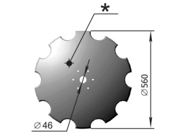 Диск БДМ Р33.1905-22