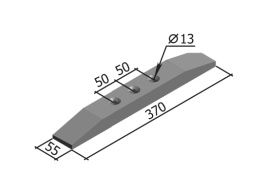 Долото РЗЗ.09.02.400 (2-х стор.)