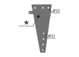 Стойка штампосварная Р33.01.200
