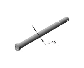 Ось БДО 01.625 сб. (1700мм, БДТ-7)