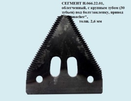 Сегмент  Н.066.22-01 облегченный 