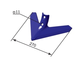Лапа сеялочная "Омичка" СКС-01.08.080-02 (270 мм) (Алмаз 65Г)