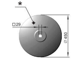 Диск ЛДГ С-1-1-450-5-29 РЗЗ.407.001