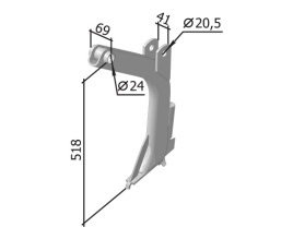 Стойка СКС 01.08.140 "Стелс"