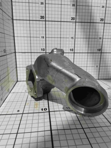 Патрубок 841-1303240 (перепускной трубы) фото 1