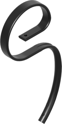 Стойка S-образная  45х12  47.1202.02.02.002-01(ф11мм/L30) фото 1