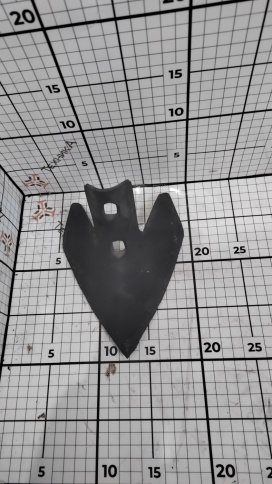 Лапа стрельчатая (135 мм) КБМ-10,8 РЗЗ 00.01.604 фото 1