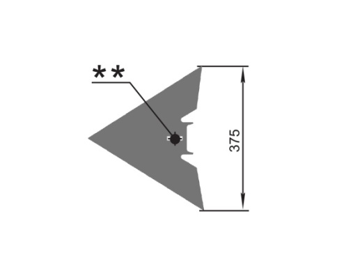 Лапа  РЗЗ.Т394.08.00 (375 мм) фото 3